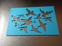 Pochoir oiseaux — photo 1