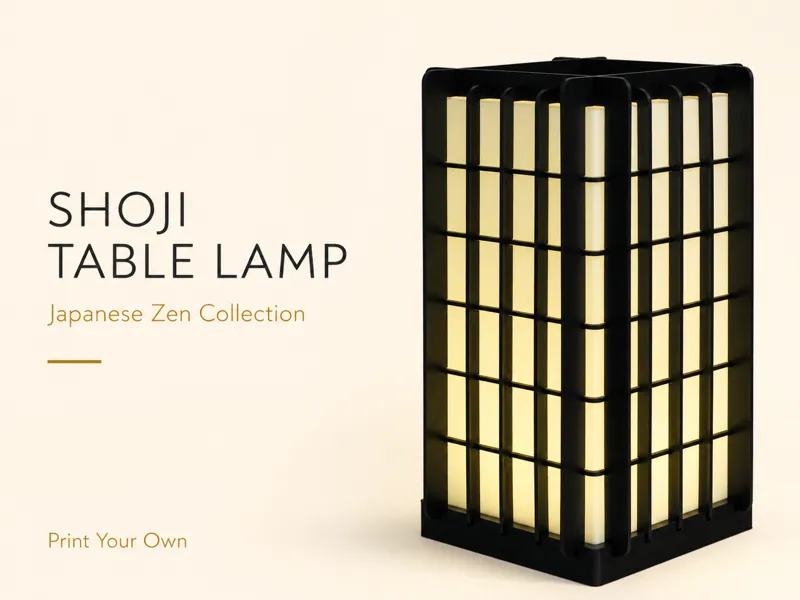 Shoji Table Lamp