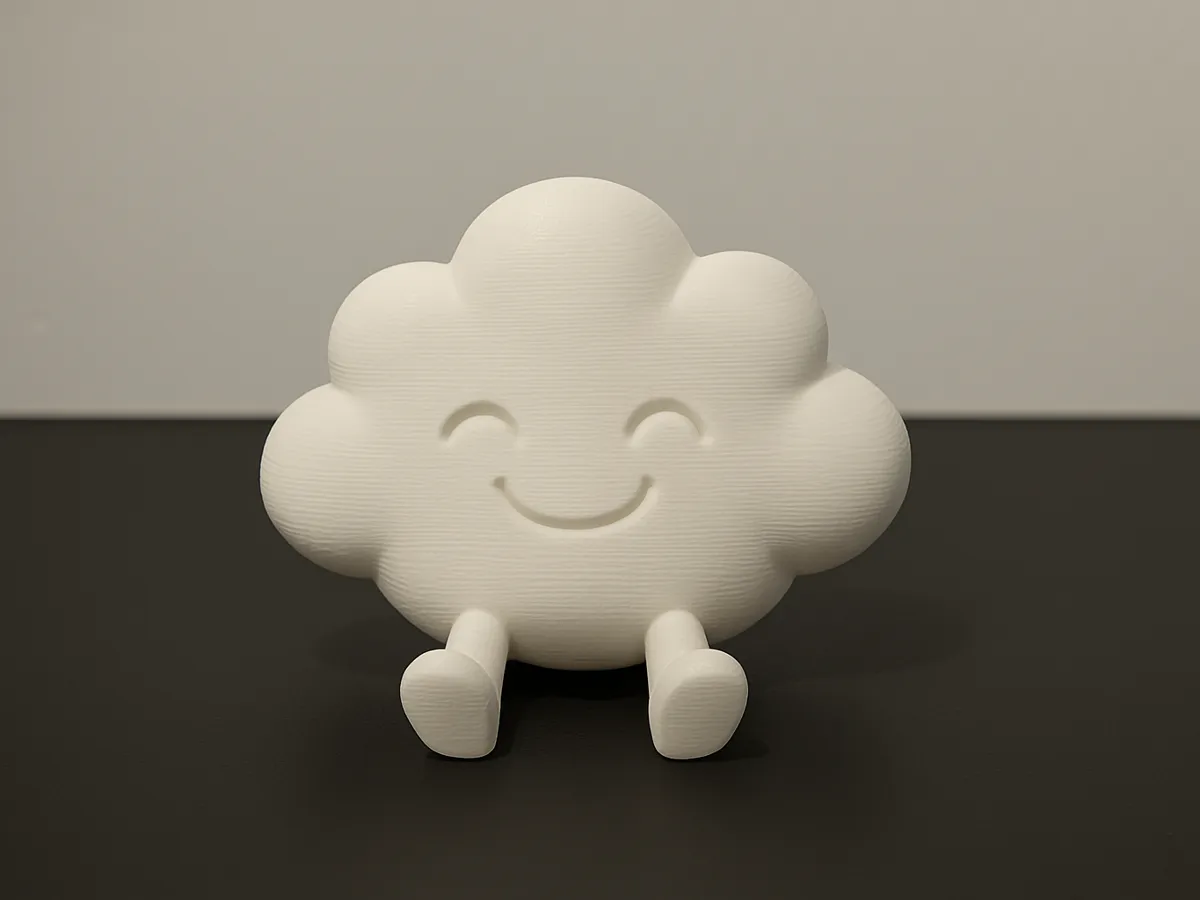 Smiling Cloud - Free 3D Print Model - MakerWorld