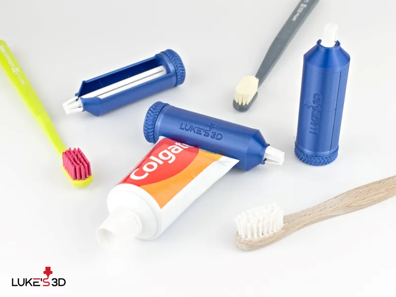 Ratchet toothpaste tube squeezer