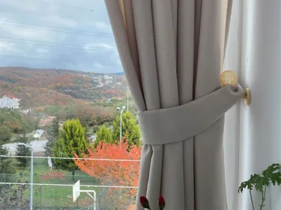 Curtain Holder With Hidden Mount