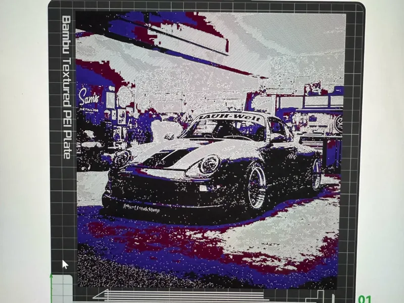 Porshe RWB (Hueforge)