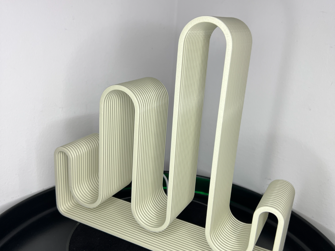 Modern Minimal Wave Book Organizer Stand