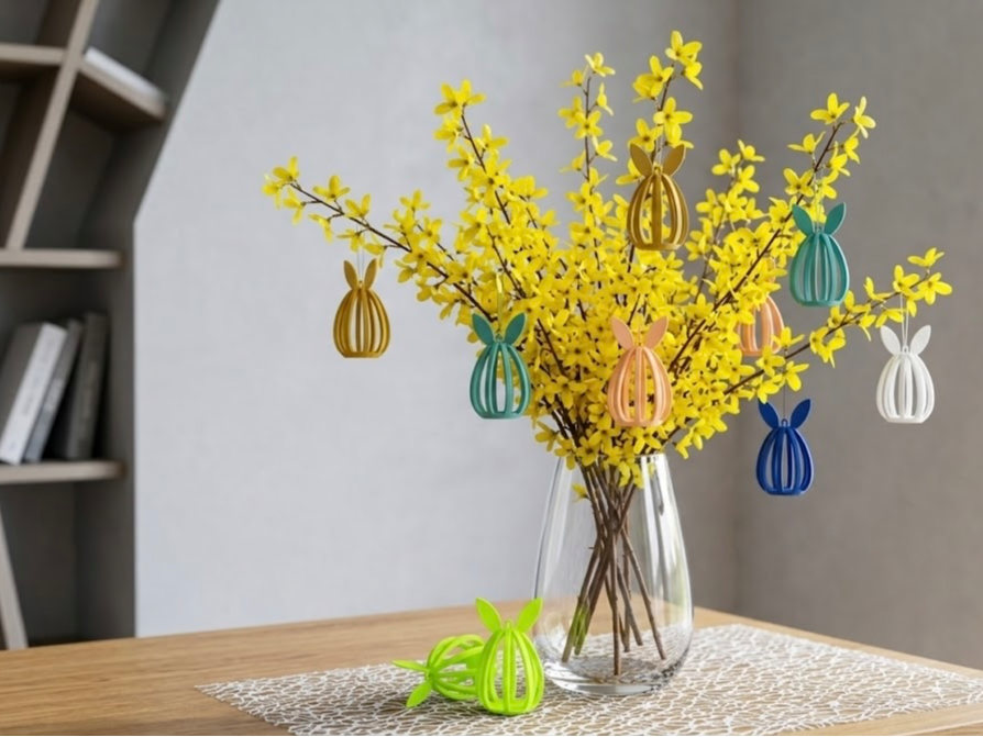 Minimalist Easter Bunny