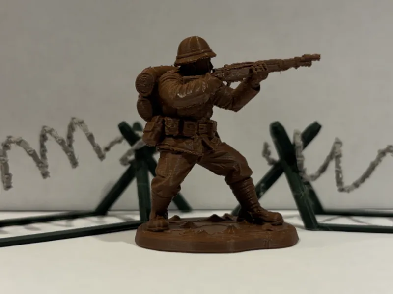JAPAN ( WWII ) SOLDIER IN STAN UP POSITION