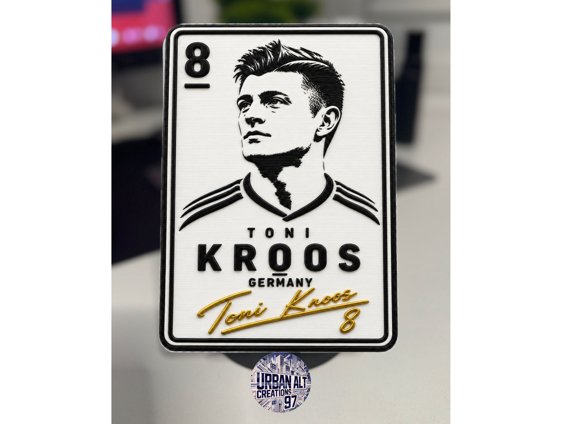 Golden Signatures - Toni Kroos by Urbanalt97 3D model by Urban.Alt.Creations97