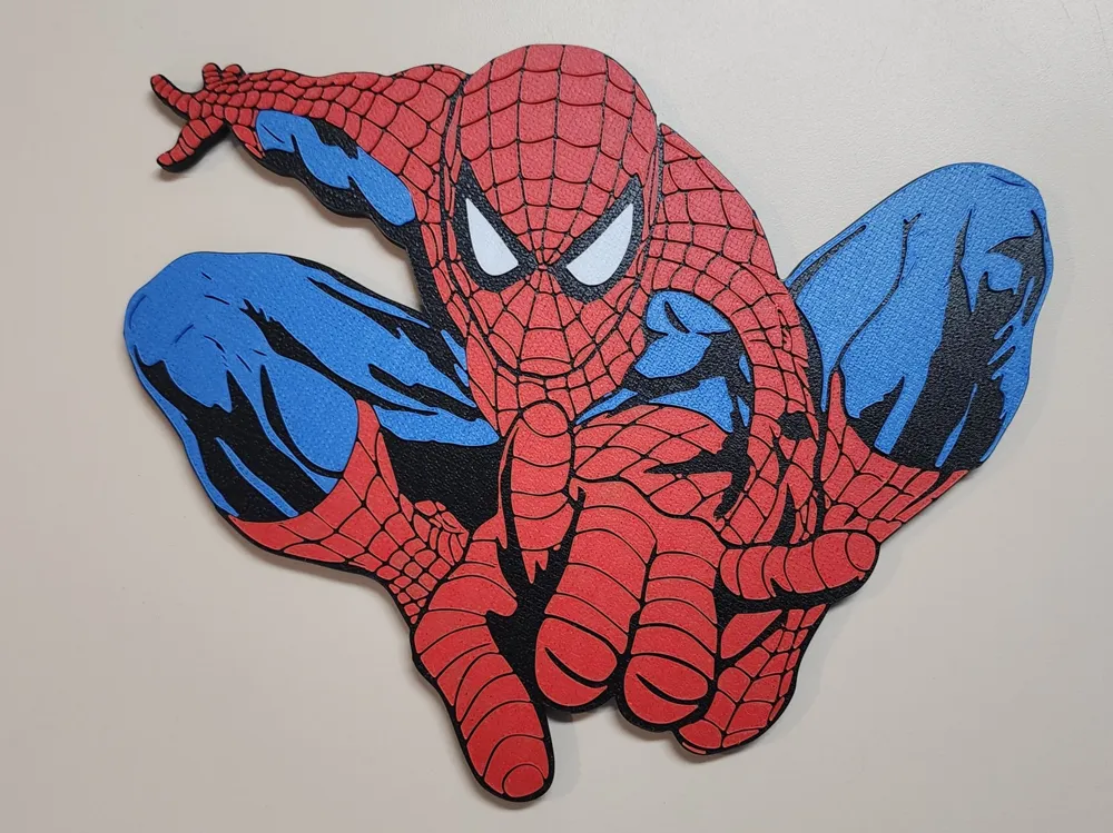 Spider Hero Wall Art Panel - Art - PLA - 3D printed product - фото 2