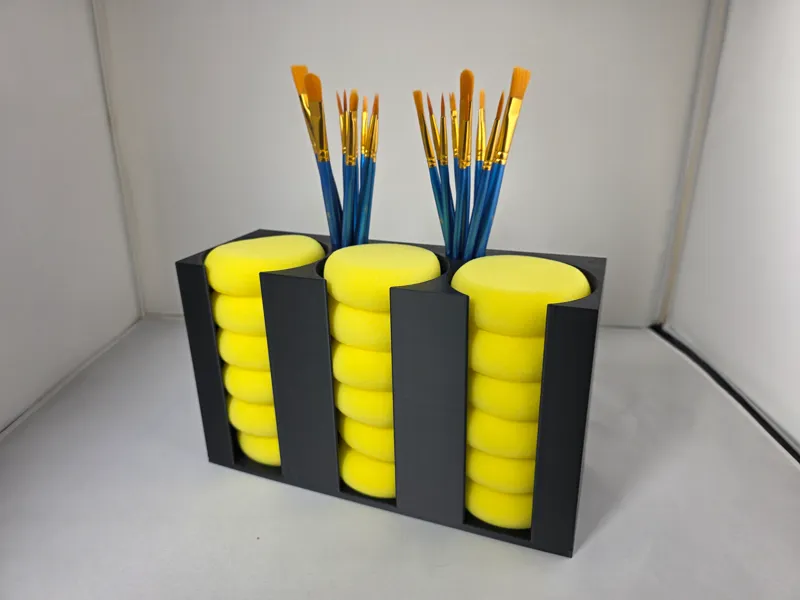 Artist Sponge Desk Storage Rack
