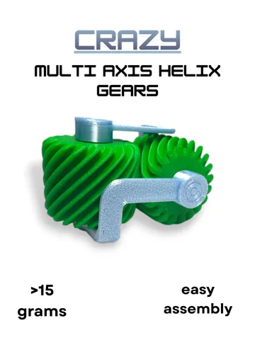 Objeto manipulable: Crazy Multi Axis Helix Gears — vista de referencia 2