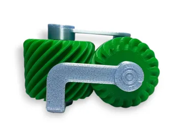 Objeto manipulable: Crazy Multi Axis Helix Gears — vista de referencia 3