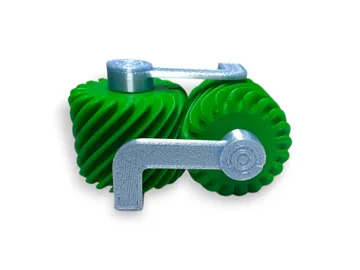 Objeto manipulable: Crazy Multi Axis Helix Gears — vista de referencia 4