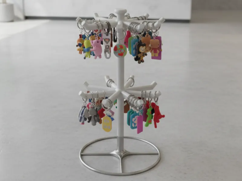 Modular Keychain Display Stand - High Capacity
