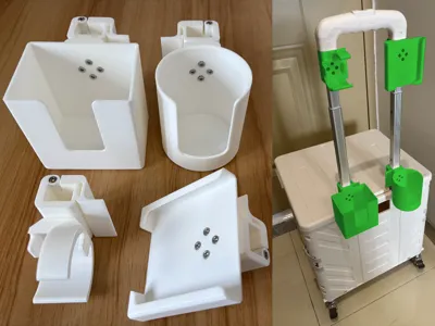 Foldable Trolley Snap-on Adapters