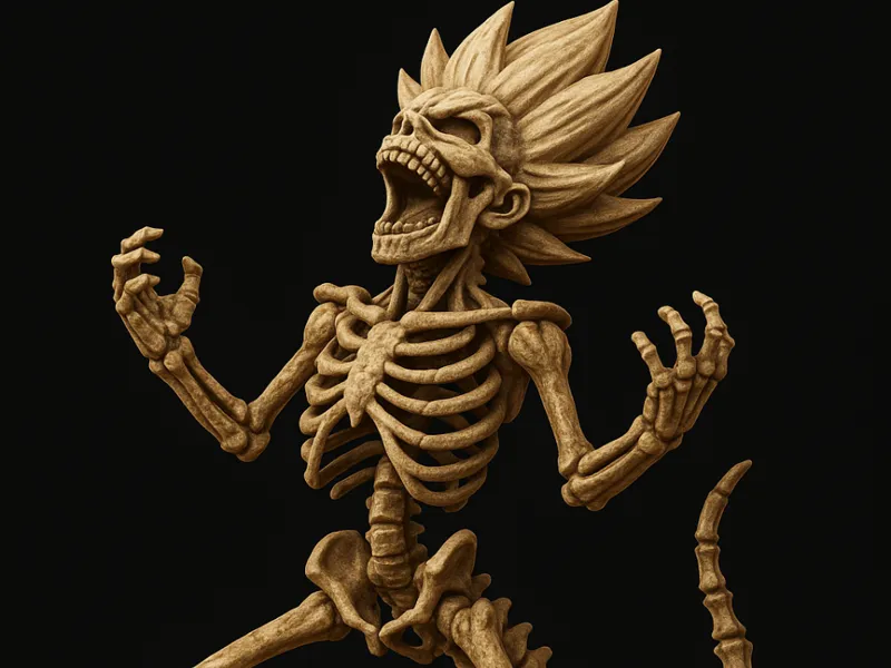 Goku Saiyan Fossil