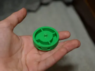 Simple air powered vane motor (Only 8 Grams!)