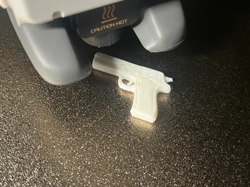 mini pistol keychain