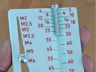 Screw & Nut Gauge (Metric M2–M10)