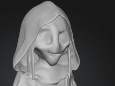Ghost Holding 2Sweet Bowls