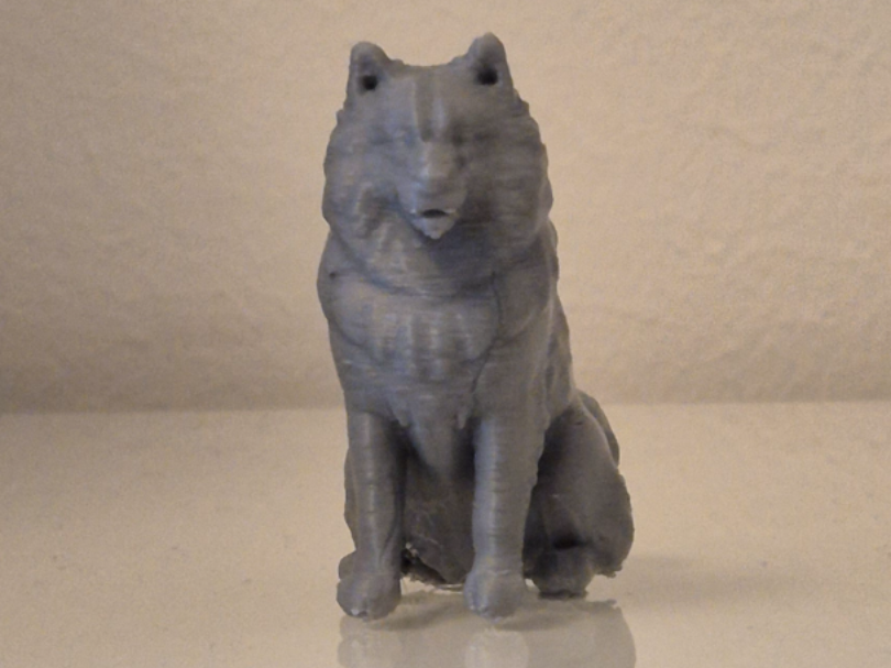 Samoyed – 3D Printable Dog Statue