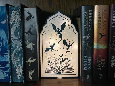 Fourth Wing Inspired Book Nook / Book Plate