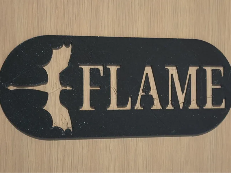 Dragon Bookmark Flame