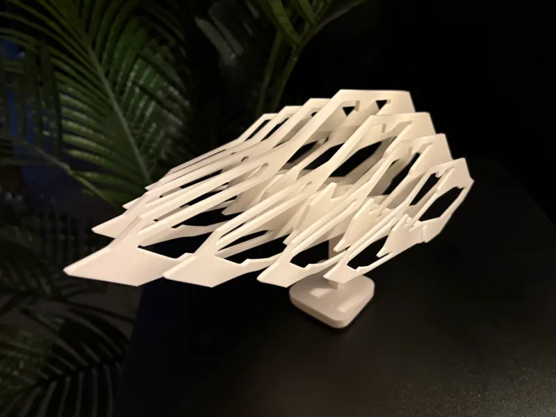 Futuristische Skulptur