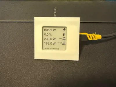 E-Paper 1.54 Waveshare ESP8266 DIN rail
