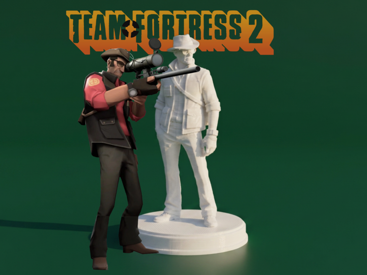 Sniper – Team Fortress 2 Character Figurine