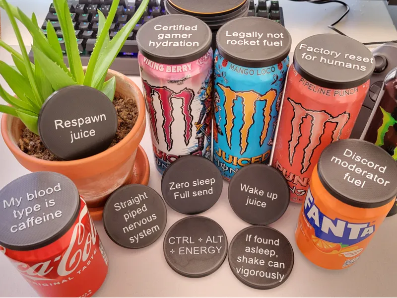Funny can lid collection