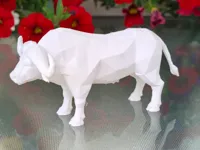 low poly Buffalo
