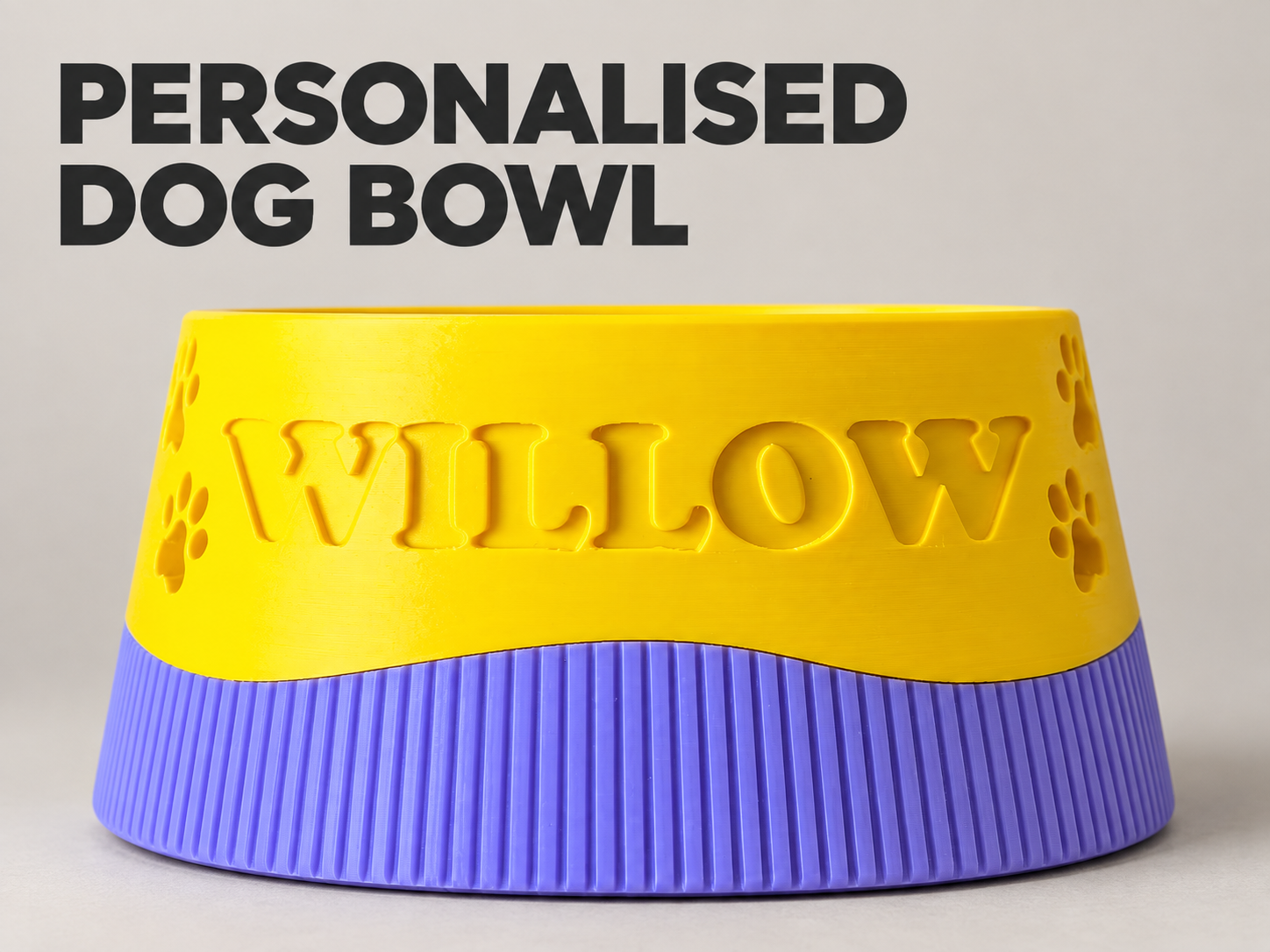 Customisable Dog Bowl Holder - 1