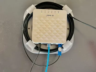 Fiber Optic Spool Holder