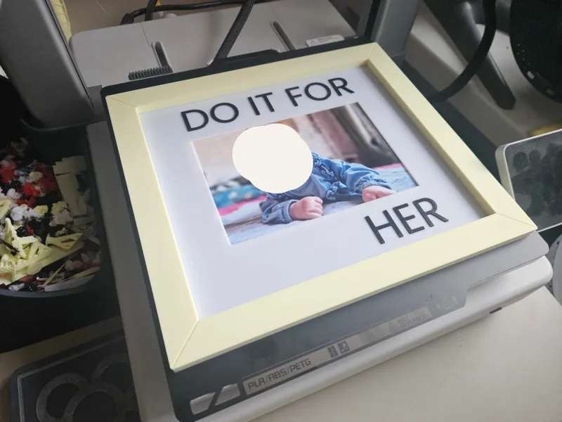 Do it for her frame