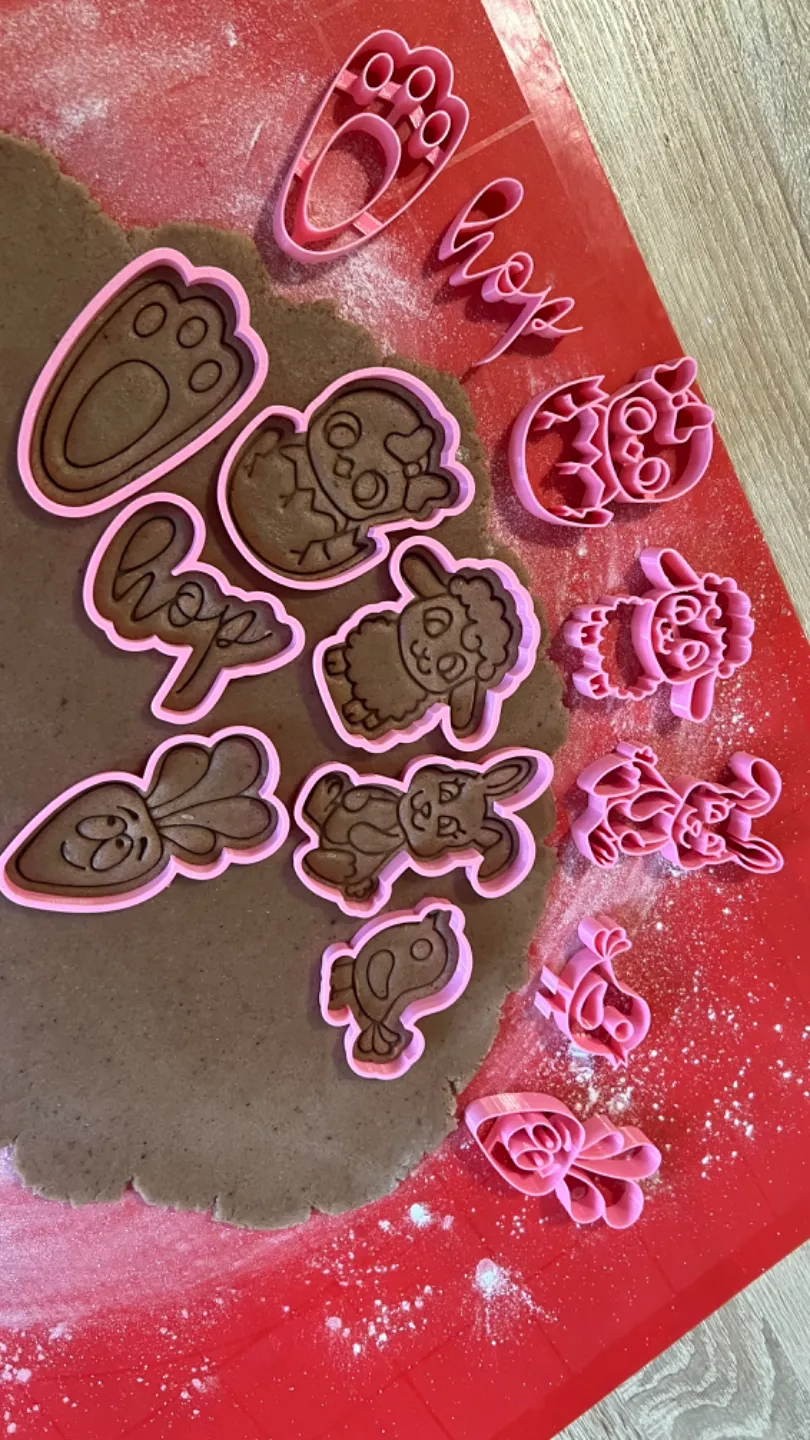 Easter cookie cutters 1 by Amalthea MakerWorld