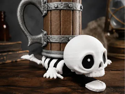 Skeleton cup holder