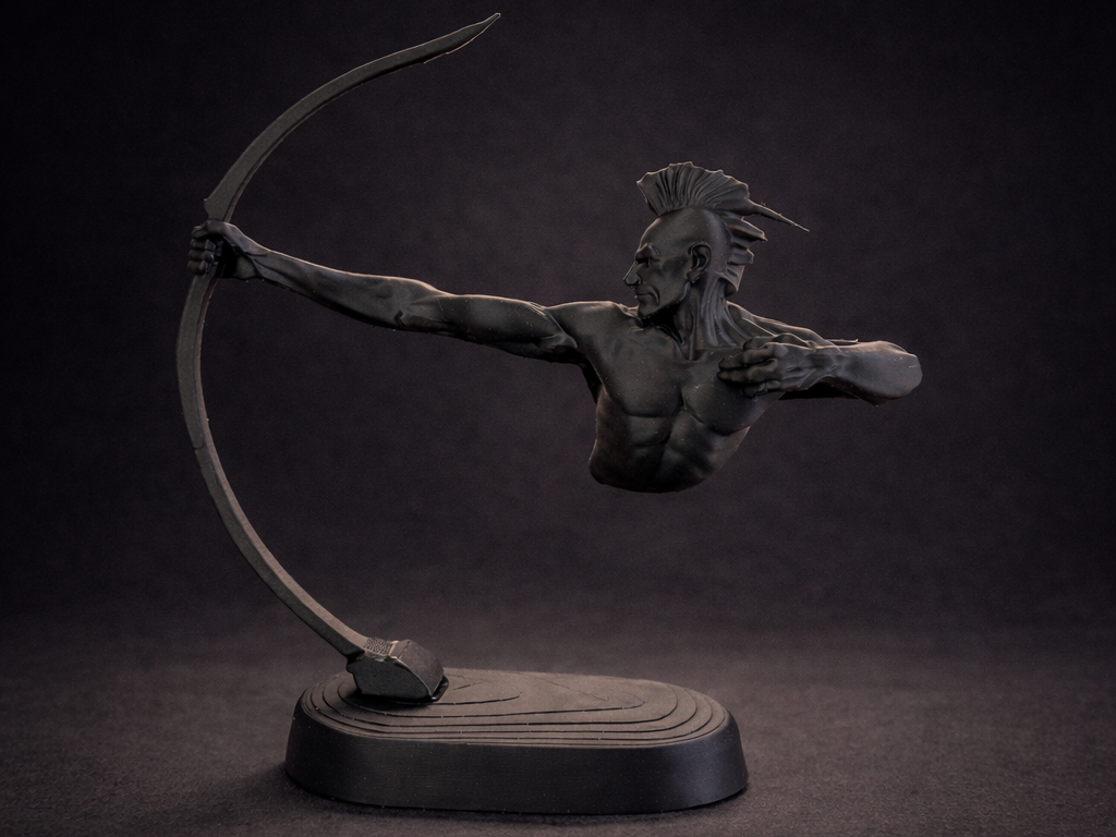 Dynamic Archer Sculpture – Fantasy Figure