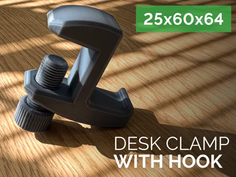 Desk Clamp with Hook view 3