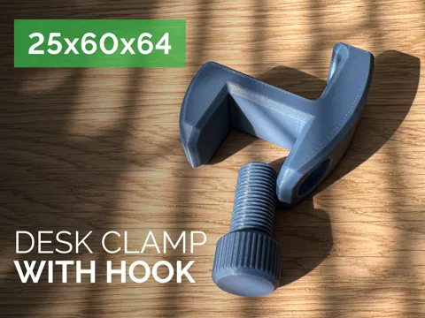 Desk Clamp with Hook view 2
