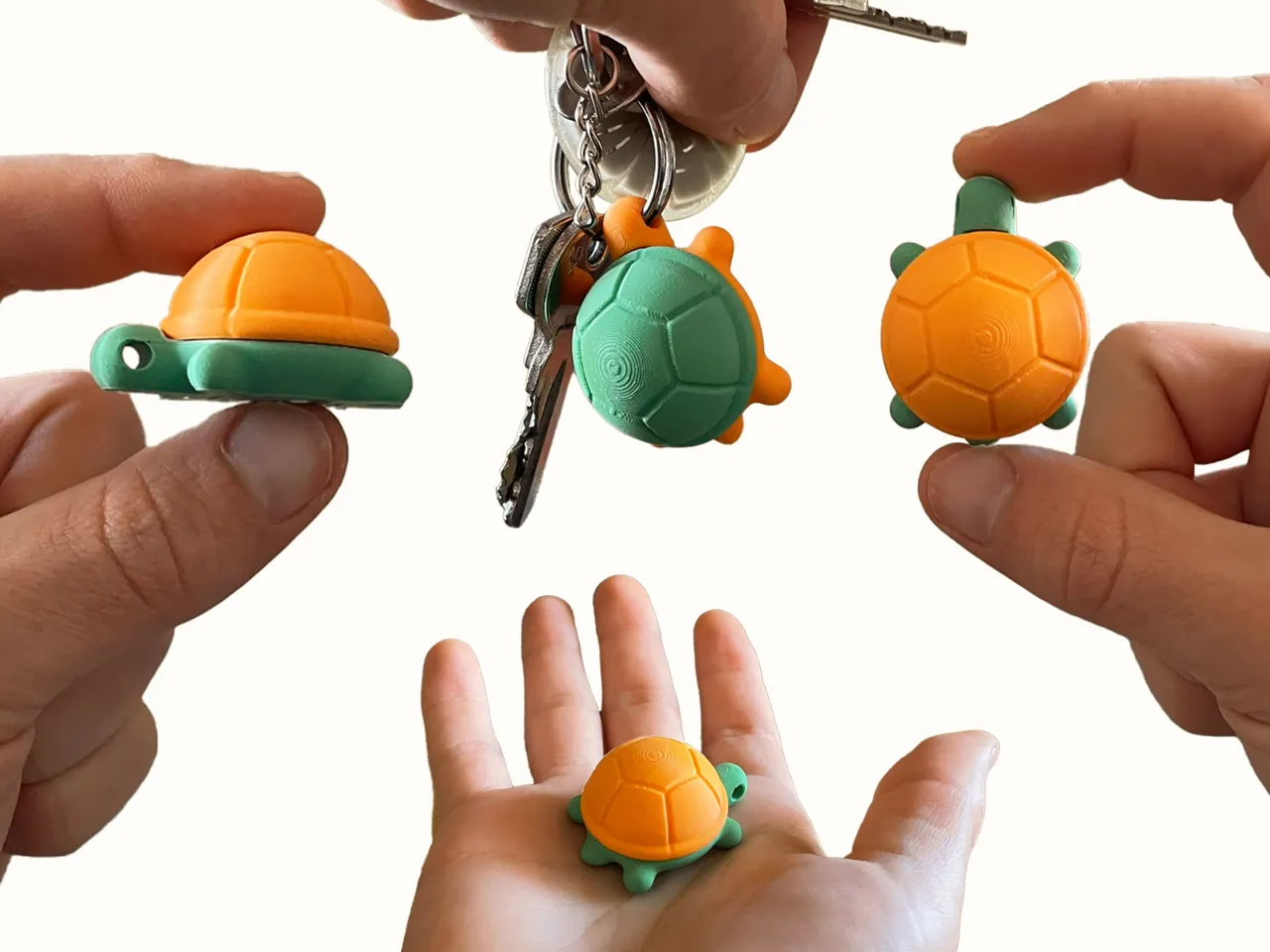 Turtle Keychain Container view 3