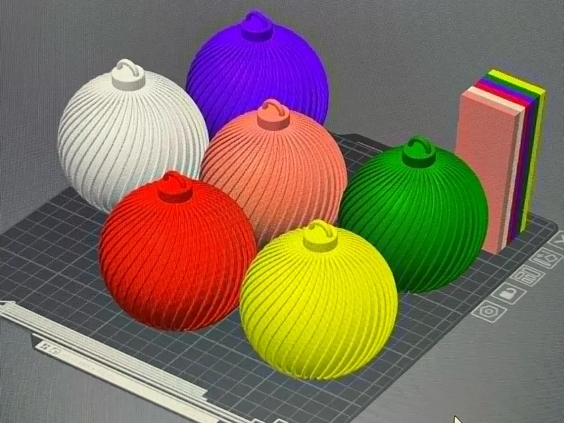 Tree christmas ball color