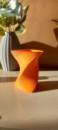Orange vase