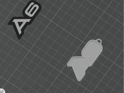 A6 Keychain 0.2mm P2S