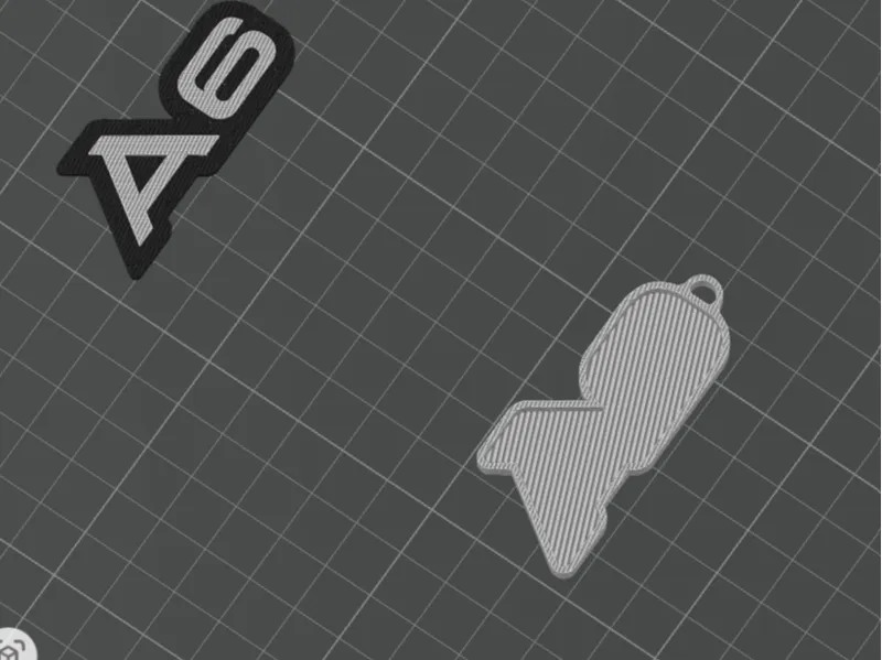 A6 Keychain 0.2mm P2S