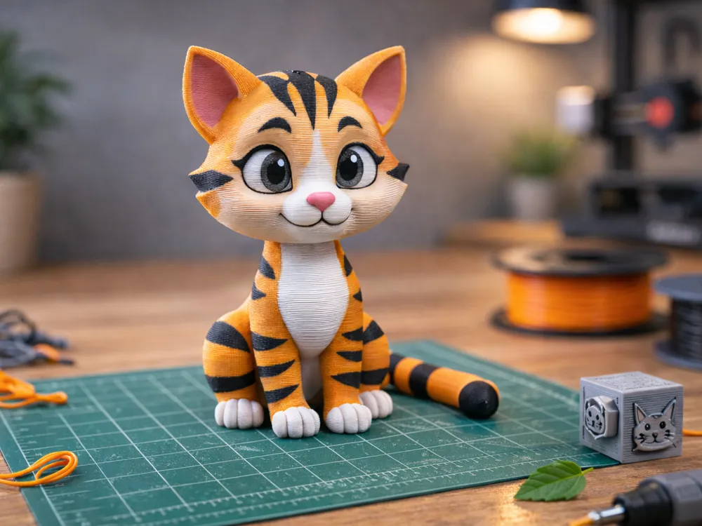 Cute PrintMon Cat - Free 3D Print Model - MakerWorld