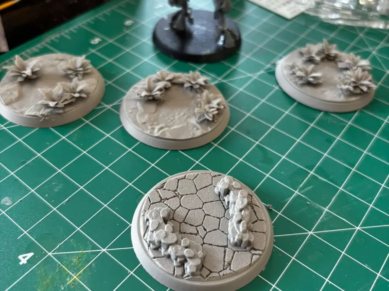 Wargaming Mini Base Pack 1  Jungle, Desert+ Pack