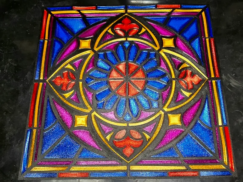 Vidriera Gótica decorativa