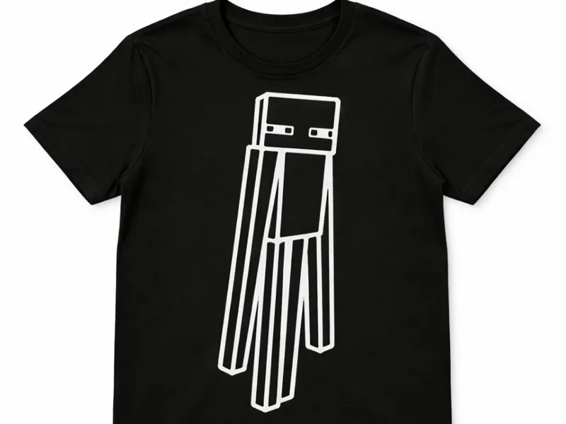 T-shirt print - Minecraft Enderman