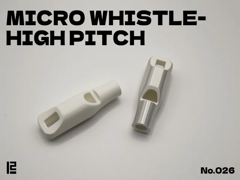 Micro Whistle high pitch print in place