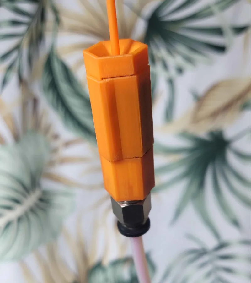 Filament Cleaner with PTFE Pneumatic fitting