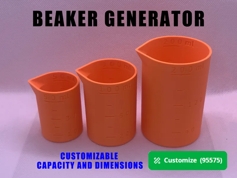 Measuring Cup Beaker Generator
